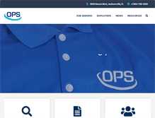 Tablet Screenshot of opsstaff.com